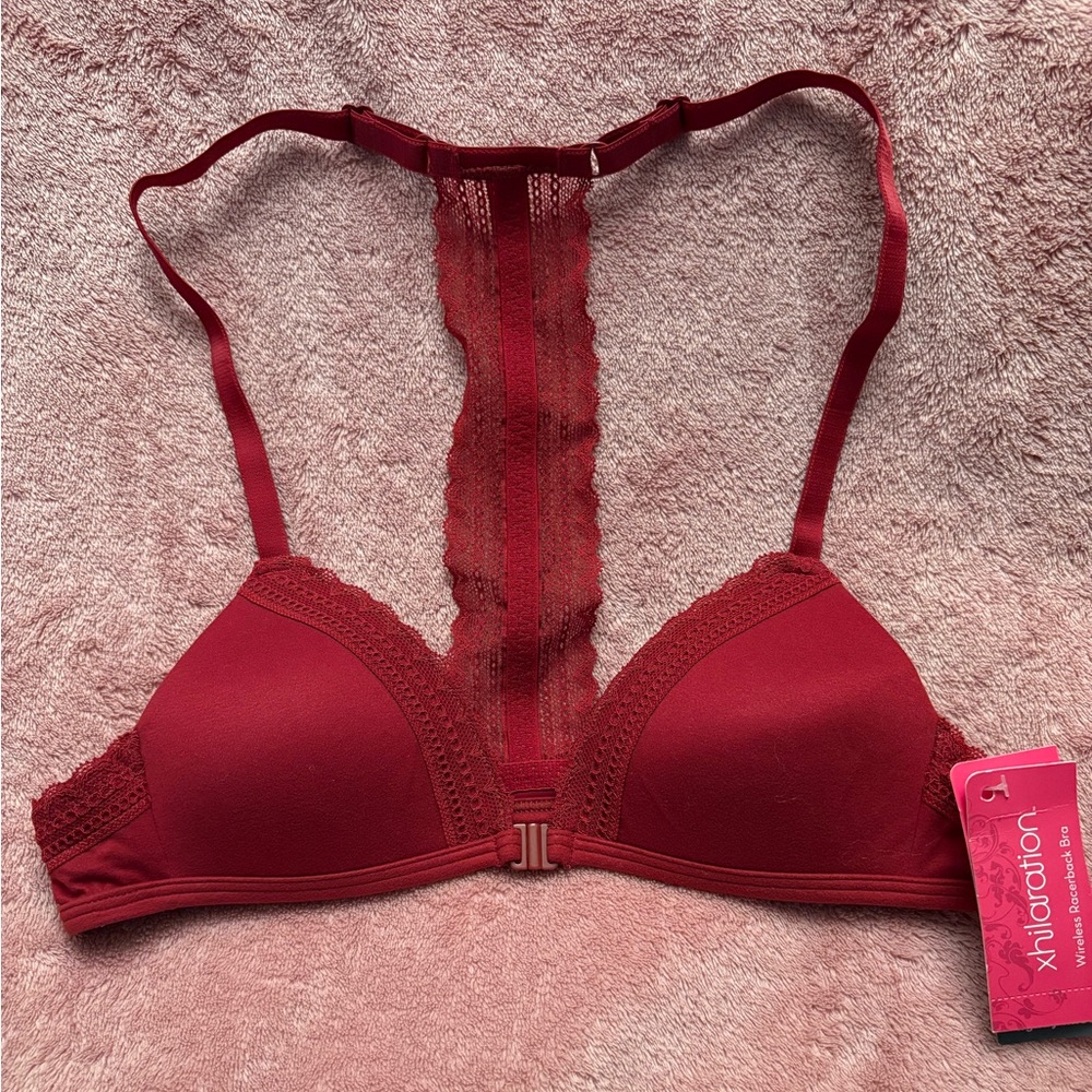 Xhilaration women’s lightly lined wireless racerback bra